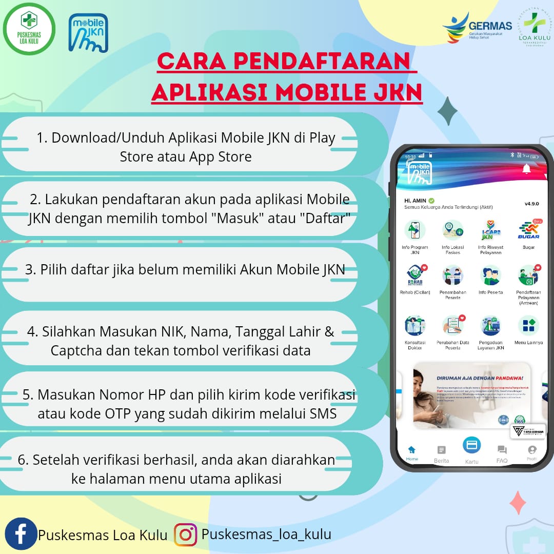 Panduan Daftar Online Puskesmas Loa Kulu
